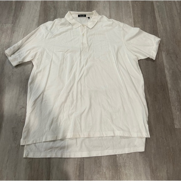 Men's White Polo Shirt - Picture 1 of 3